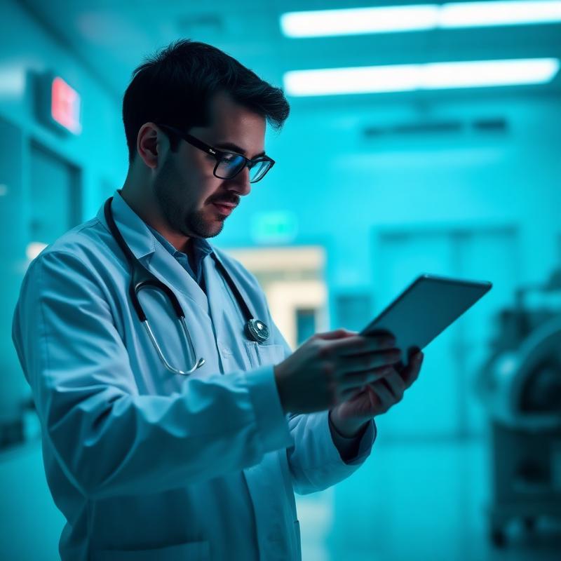 Quality manager auditing safety data